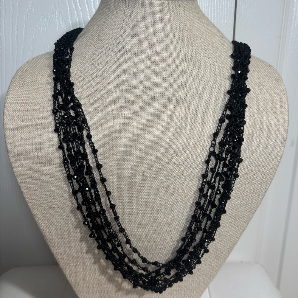 Woven Beaded Necklace